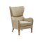 Gracie Mills Zachery Transitional Swoop Wing Chair With Round Arm And Piped Edges - Grace-3914